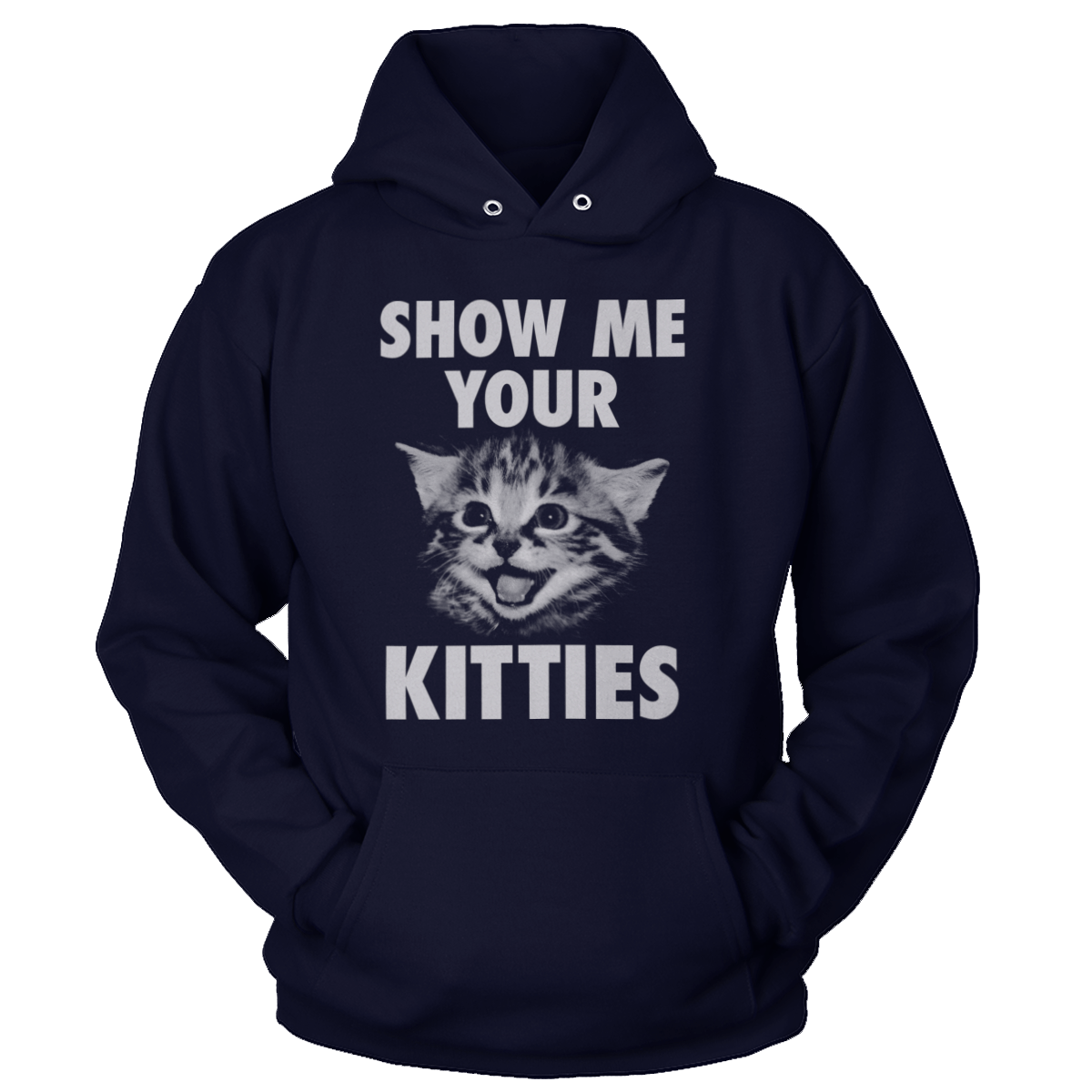 T-shirt Premium Soft Hoodie / True Navy / XS Show Me Your Kitties! V1 (Ladies)