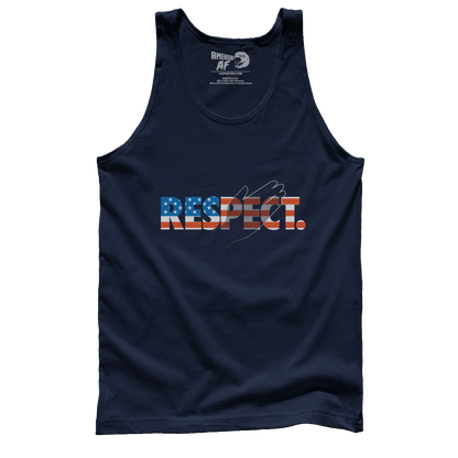 Apparel Premium Mens Tank / Navy / XS Respect