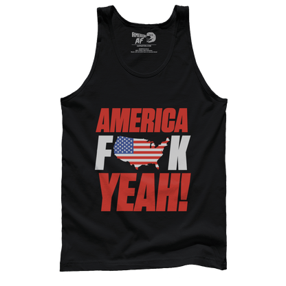 T-shirt Premium Mens Tank / Black / XS America F Yeah