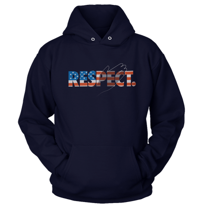 Apparel Unisex Hoodie / Navy / S Respect