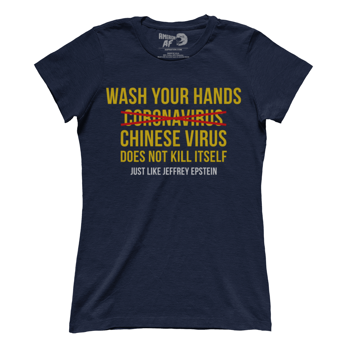 Wash Your Hands - Chinese Virus Epstein (Ladies)