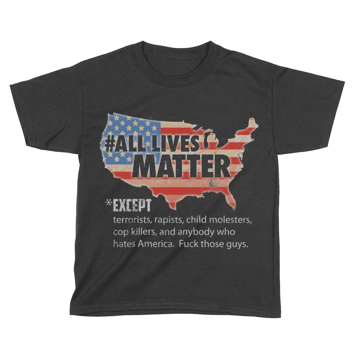 Apparel Premium Kids Shirt / Black / YXS All Lives Matter - RAW - Kids