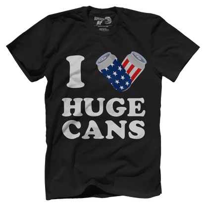 Apparel Premium Mens Shirt / Black / XS I Love Huge Cans