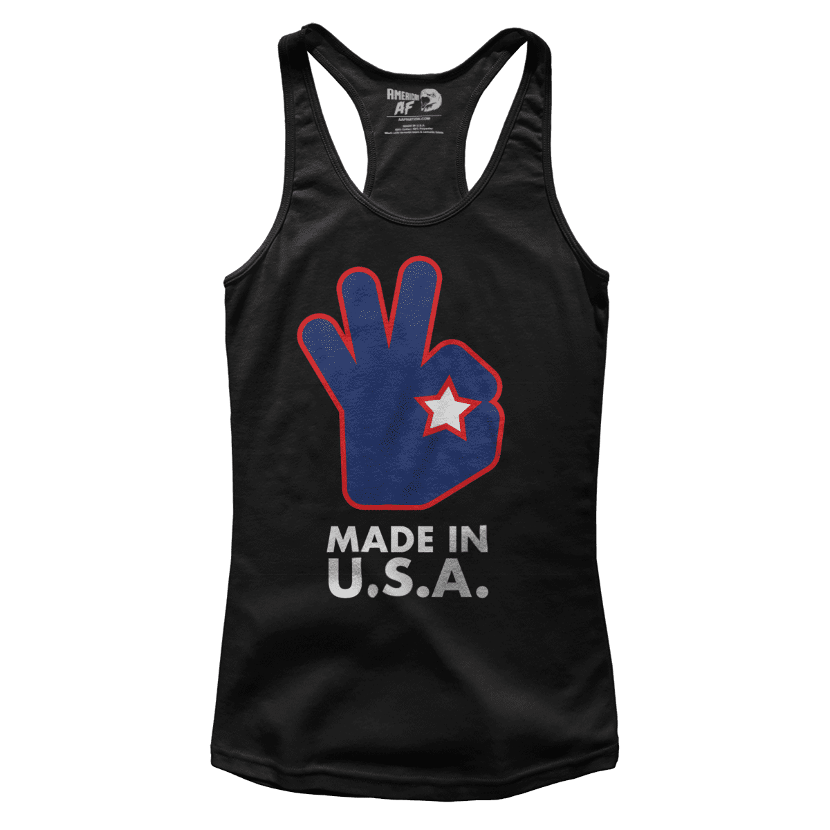 Apparel Premium Ladies Racerback Tank / Black / XS Made in USA (Ladies)