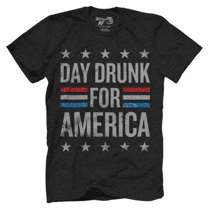 Apparel Premium Mens Triblend Shirt / Vintage Black / S Day Drunk for America