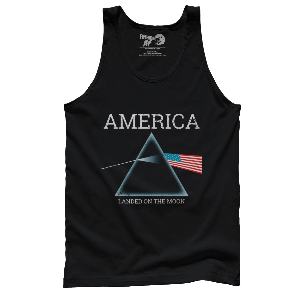 Apparel Premium Mens Tank / Black / XS Landed on the Moon - January 2020 Club AAF Exclusive Design