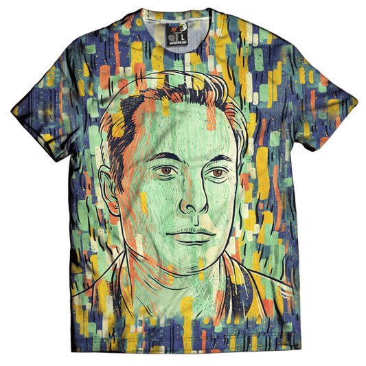 Shirt Unisex AOP T-shirt / 3XL Elon Musk: Inspire
