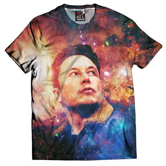 Shirt Unisex AOP T-shirt / 3XL Elon Musk: Galaxy