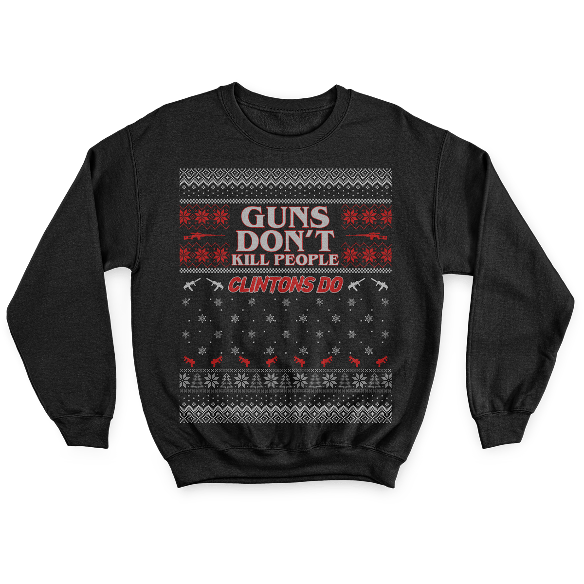 Men's Premium Sweatshirt / Black / S Guns Don't Kill Clintons Do