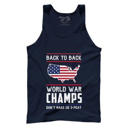 Back to Back World War Champs V2 Men s Tank