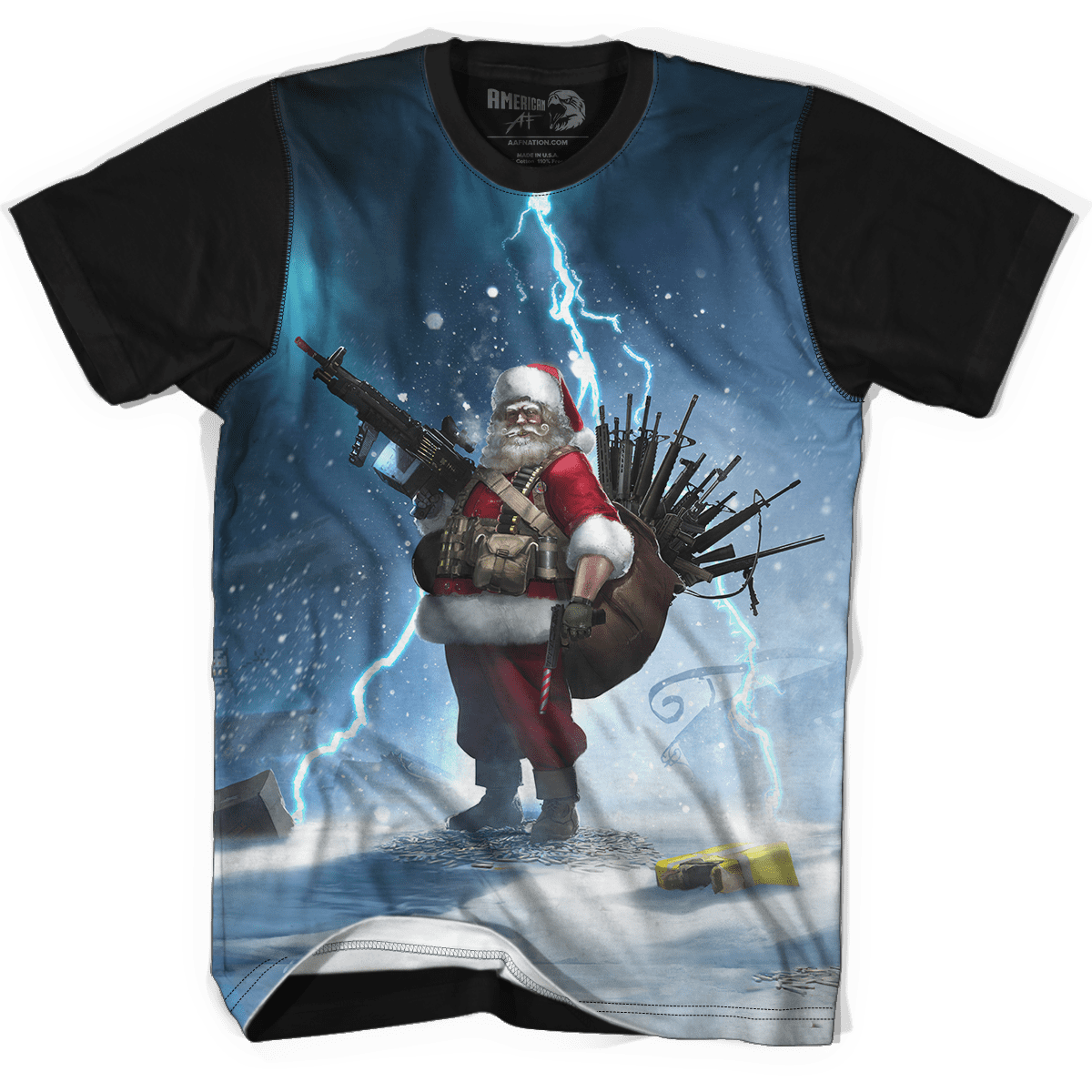 Dye-Sub T-Shirt / SMALL Colonel Claus - Snow Version