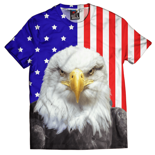 Dye-Sub T-Shirt / XS Eagle Flag