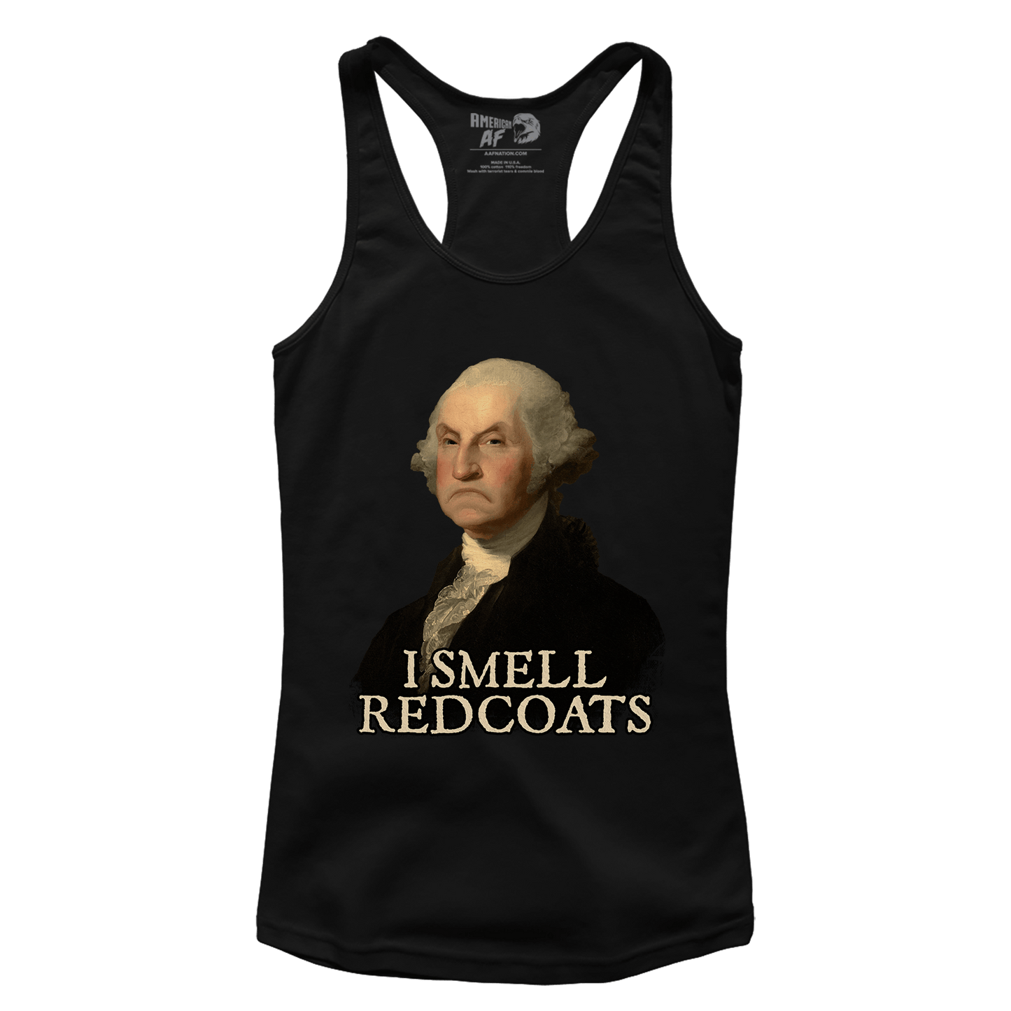 T-shirt Premium Ladies Racerback Tank / Black / XS I Smell Red Coats (Ladies)