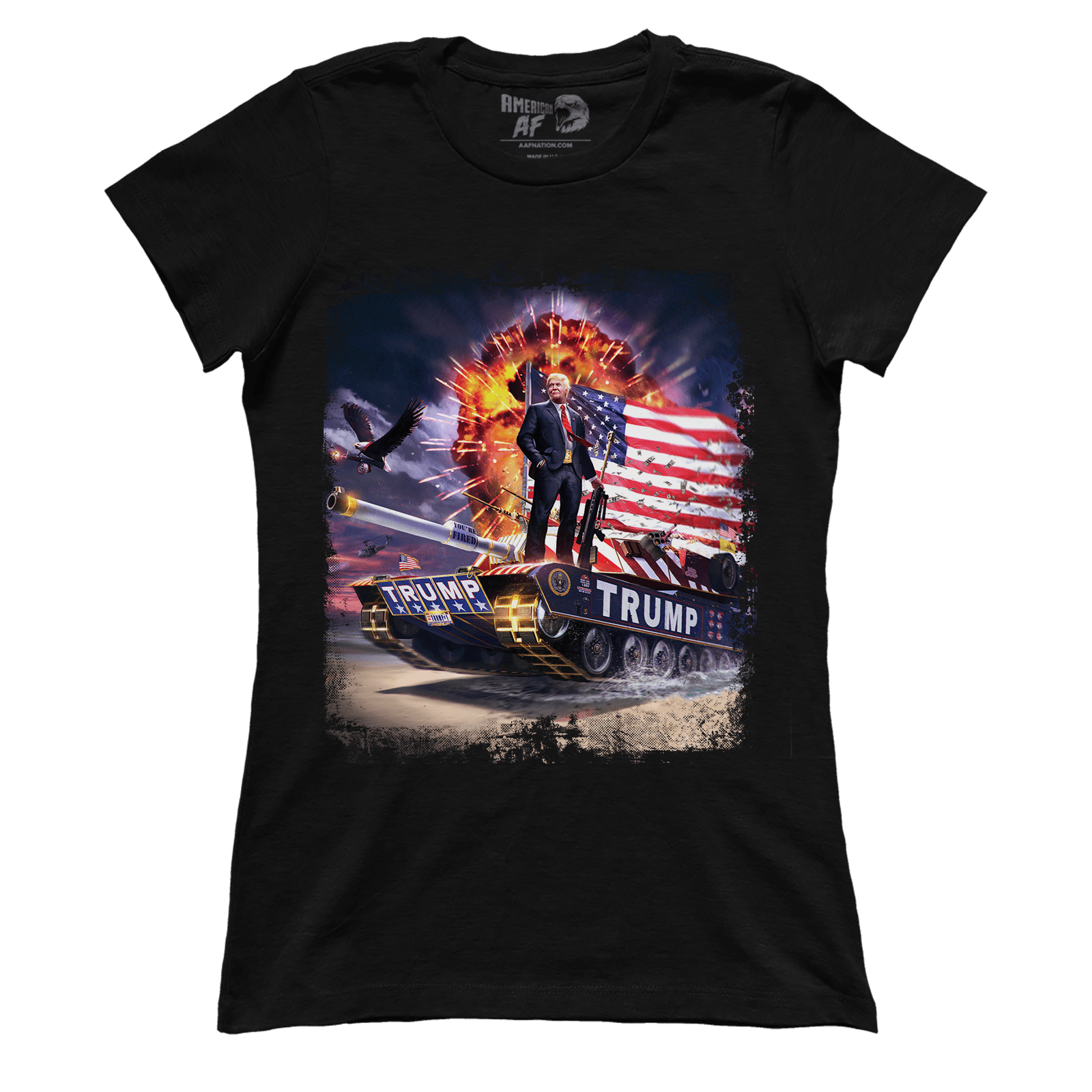 T-shirt Premium Ladies Tee / Black / S Trump Tank (Ladies)