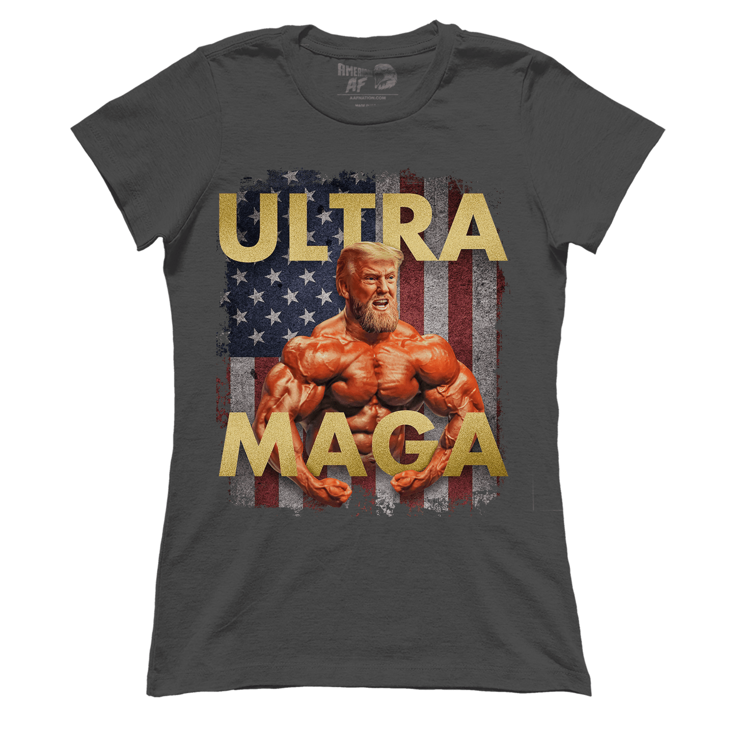 T-shirt Premium Ladies Tee / Dark Gray / XS Trump Buff Ultra MAGA (Ladies)