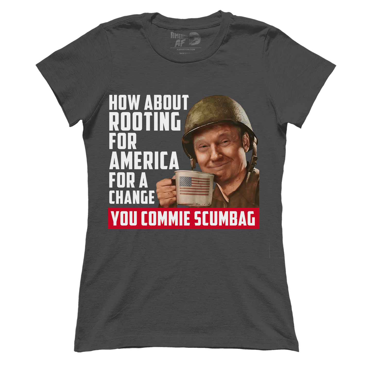 T-shirt Trump Rooting for America V2 (Ladies)