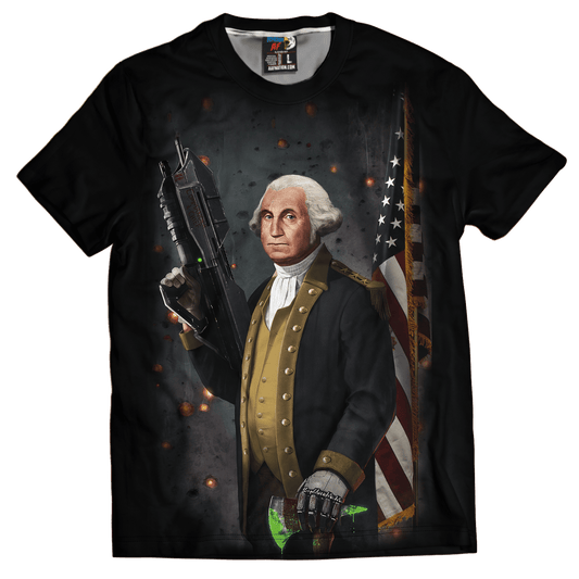 Dye-Sub T-Shirt / SMALL George Washington The Original Master Chief