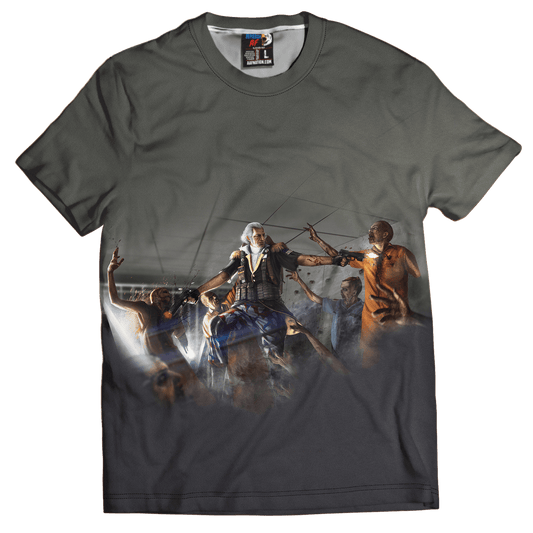Dye-Sub T-Shirt / SMALL George Washington Zombie Hunter