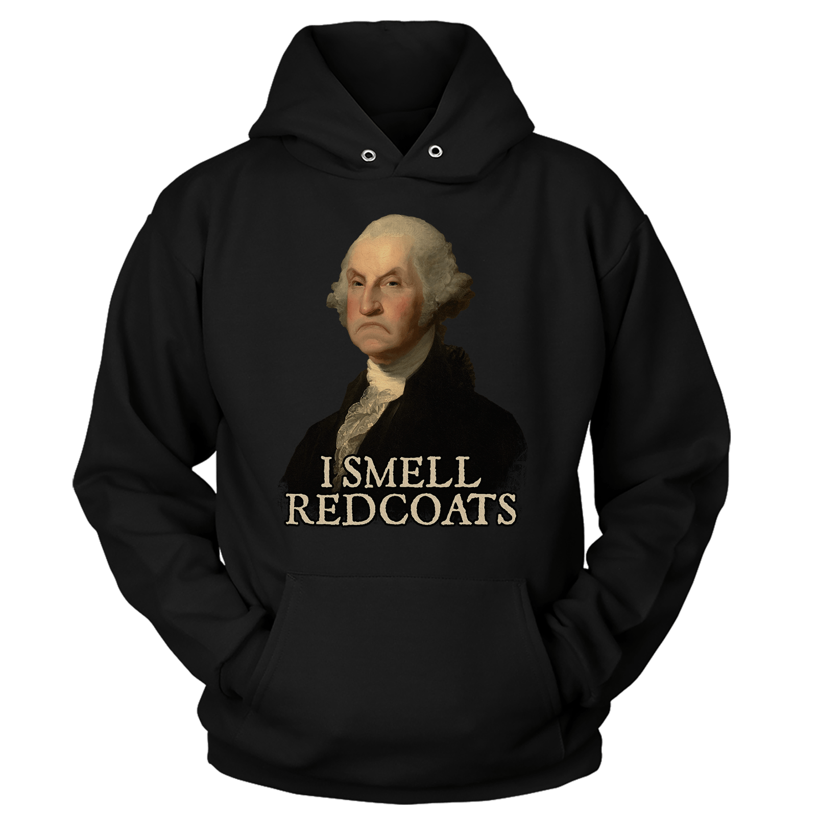 T-shirt Unisex Hoodie / Black / S I Smell Red Coats