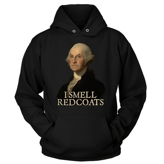 T-shirt Unisex Hoodie / Black / S I Smell Red Coats