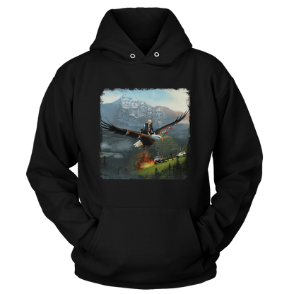 Dye-Sub Unisex Hoodie / Black / S Trump Neverending Story