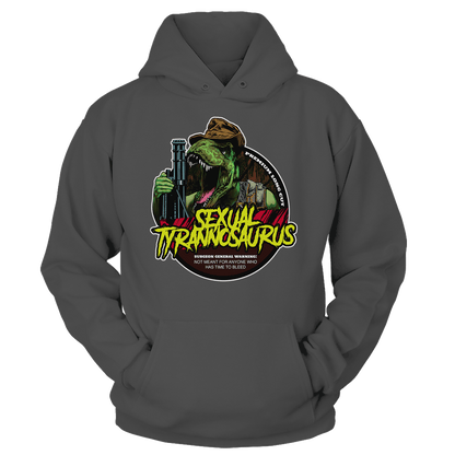 T-shirt Unisex Hoodie / Dark Gray / S Tyrannosaurus