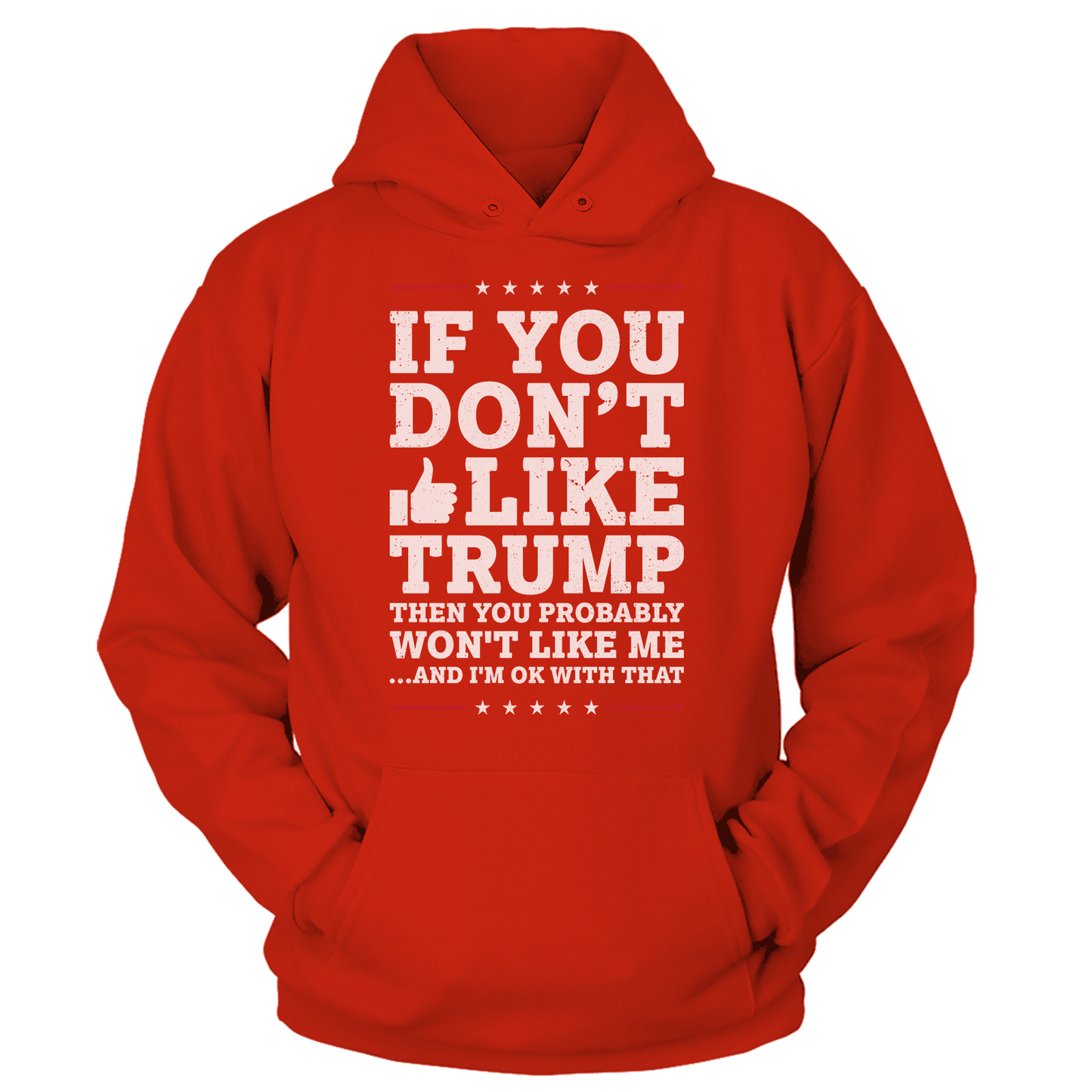 T-shirt Unisex Hoodie / Red / S Like Trump (Ladies)