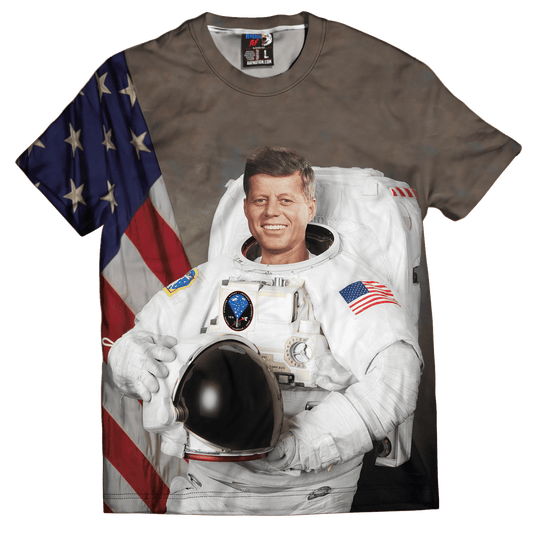 Dye-Sub T-Shirt / SMALL JFK Astronaut
