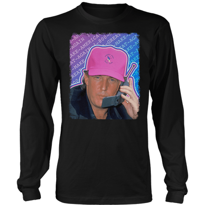 Dye-Sub Mens Long Sleeve / Black / S 90's Trump