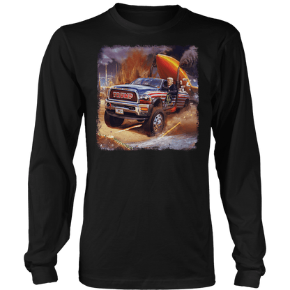 Dye-Sub Mens Long Sleeve / Black / S Welcome to Trumpland