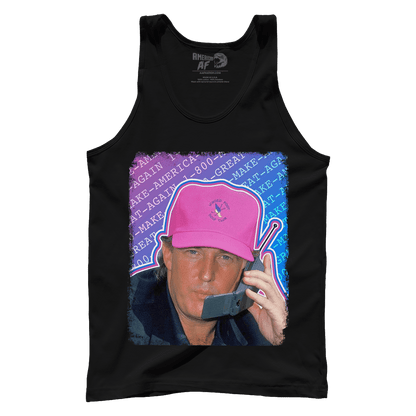 Dye-Sub Premium Mens Tank / Black / S 90's Trump