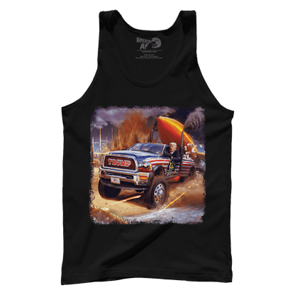 Dye-Sub Premium Mens Tank / Black / S Welcome to Trumpland