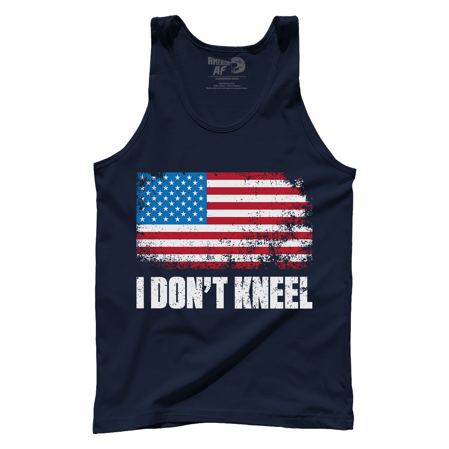 T-shirt Premium Mens Tank / Navy / S I Don't Kneel