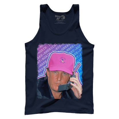 Dye-Sub Premium Mens Tank / Navy / S 90's Trump