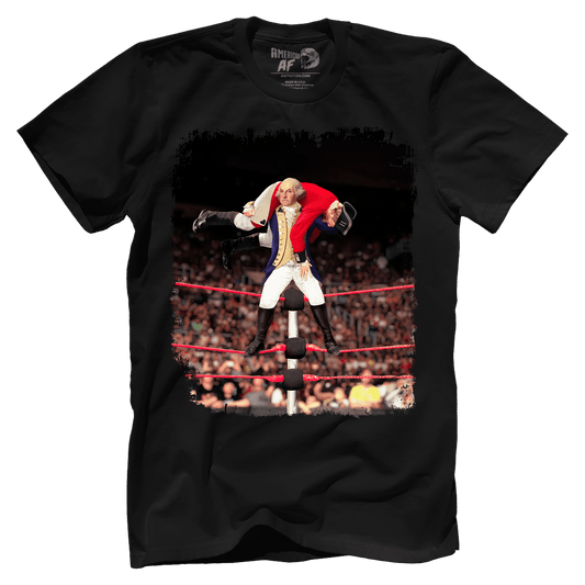 T-shirt Premium Mens Shirt / Black / XS George Washington Wrestling V2