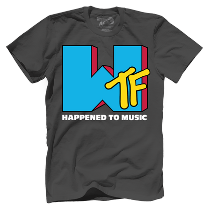 T-shirt Premium Mens Shirt / Dark Gray / XS WTF Happened To Music