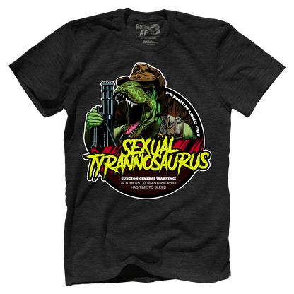 T-shirt Premium Mens Triblend Shirt / Black / S Tyrannosaurus