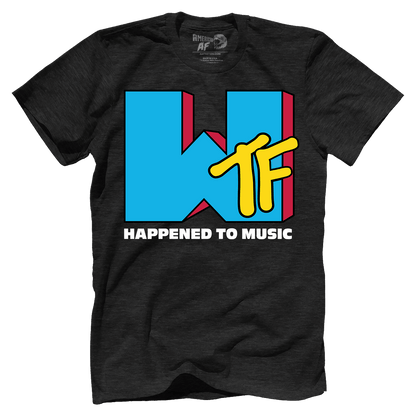 T-shirt Premium Mens Triblend Shirt / Black / S WTF Happened To Music