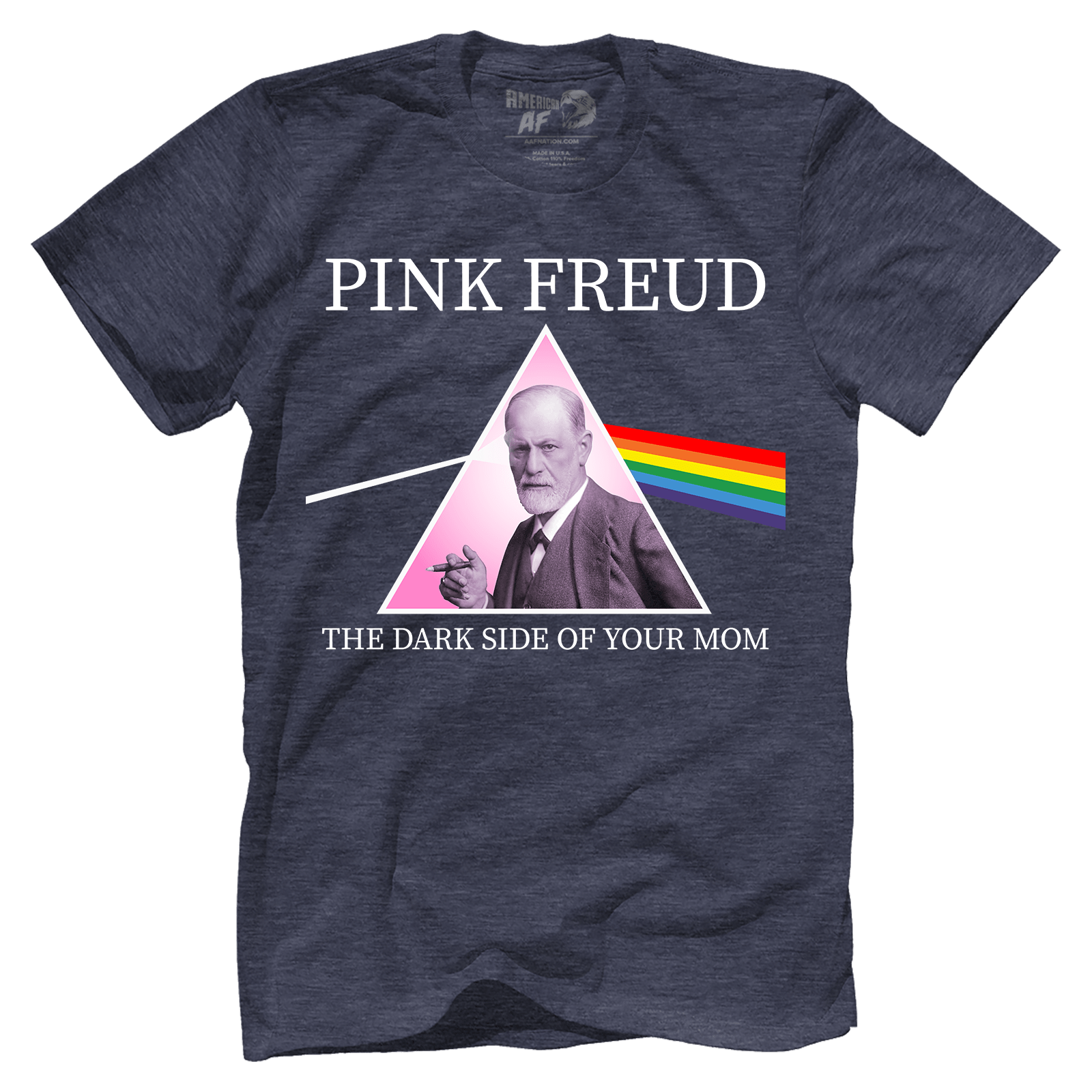 T-shirt Pink Freud - Dark Side of Your Mom (parody)