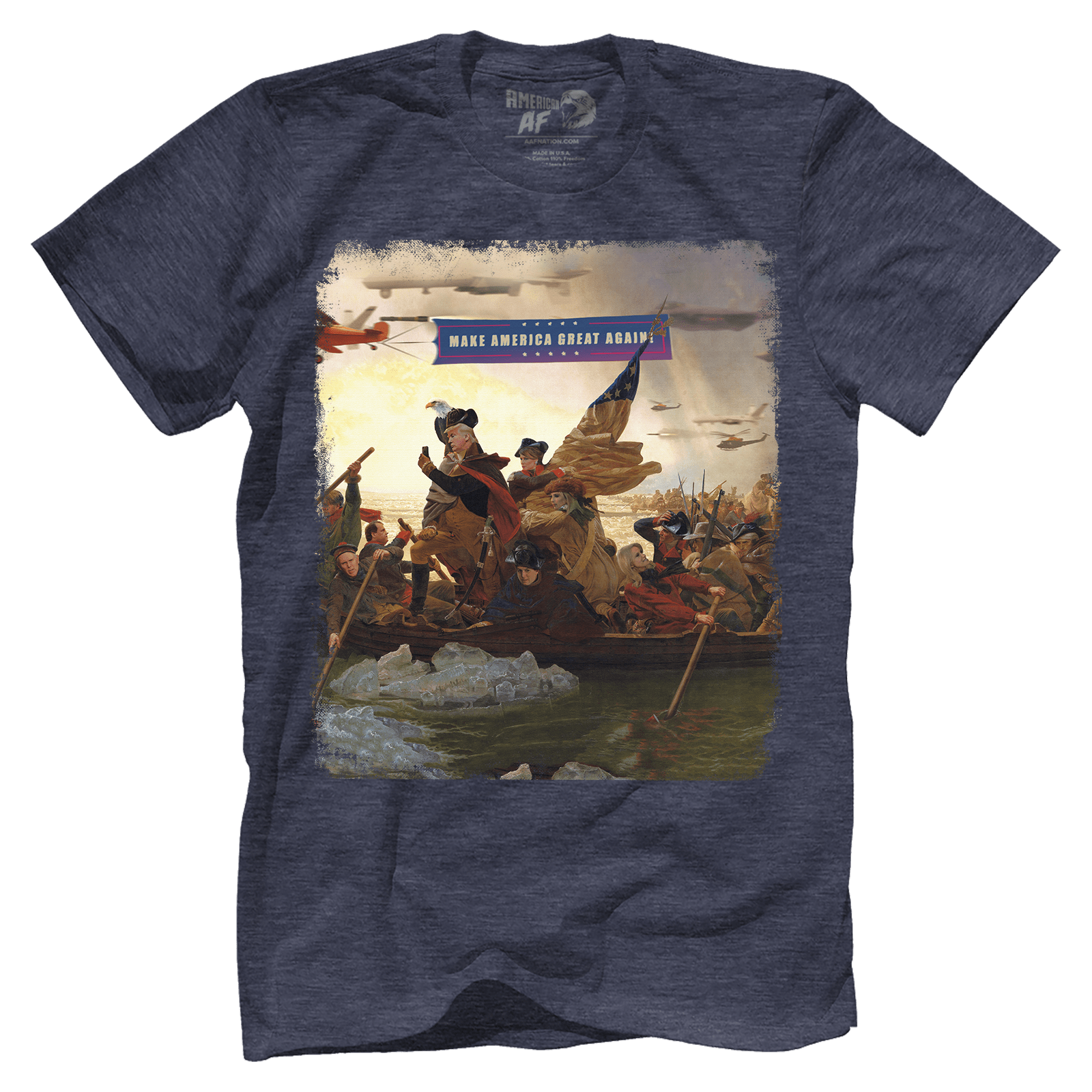 Dye-Sub Trump Crossing Delaware