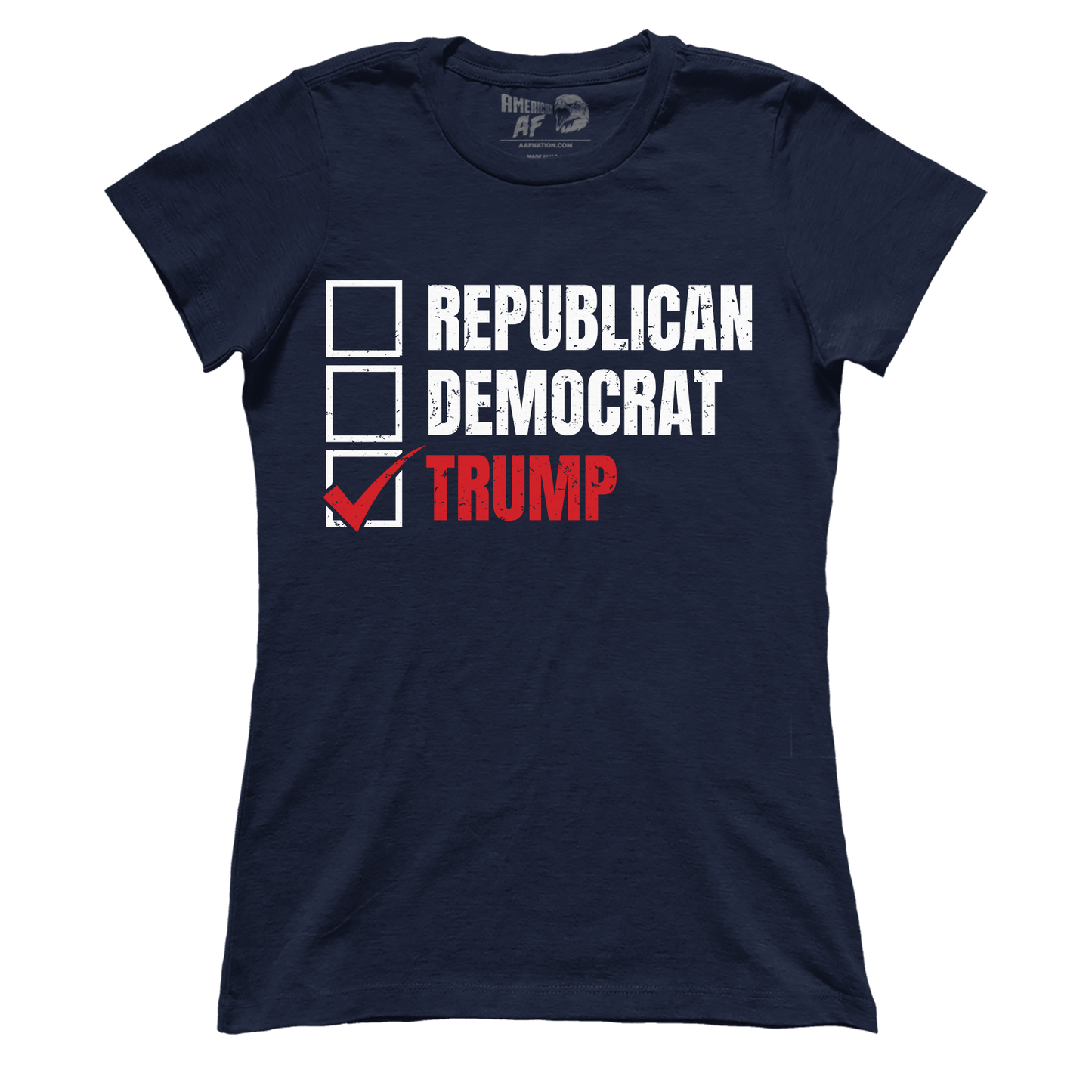 T-shirt Premium Ladies Tee / Navy / S Republican Democrat Trump (Ladies)