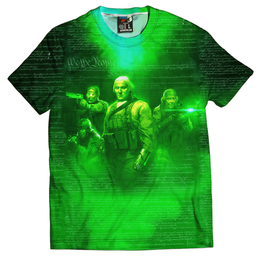 Dye-Sub T-Shirt / SMALL Seal Team 1776 (Night Vision)