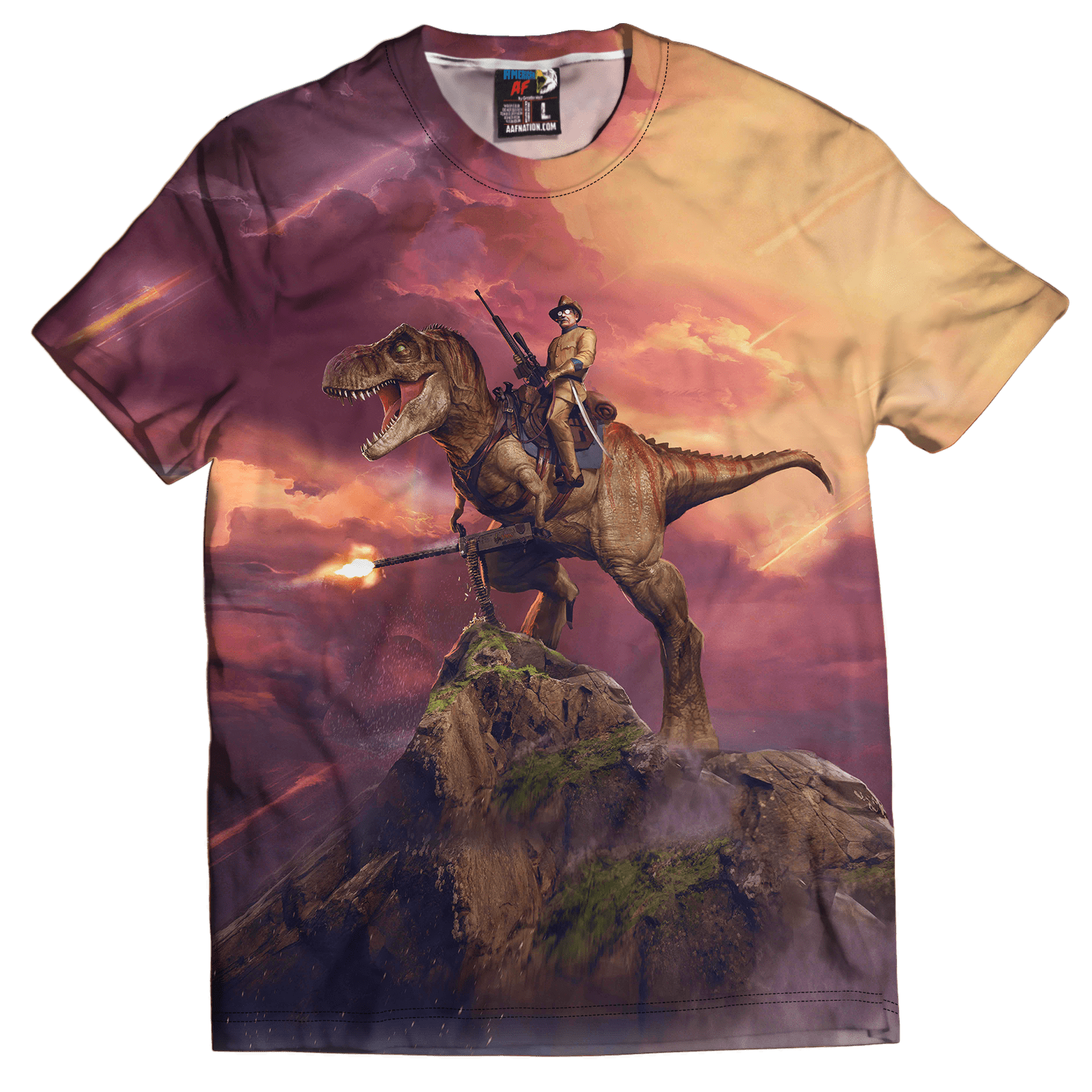 Dye-Sub T-Shirt / SMALL Teddy T-Rex