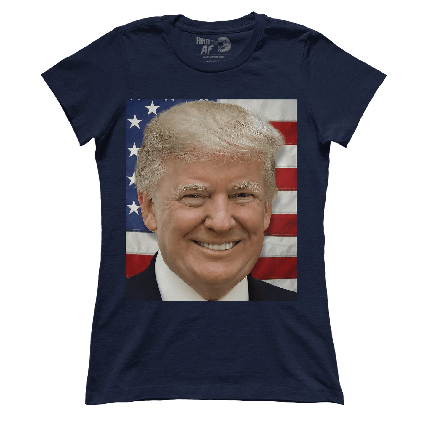 T-shirt Premium Ladies Tee / Navy / S Donald Trump's Face V1 (Ladies)