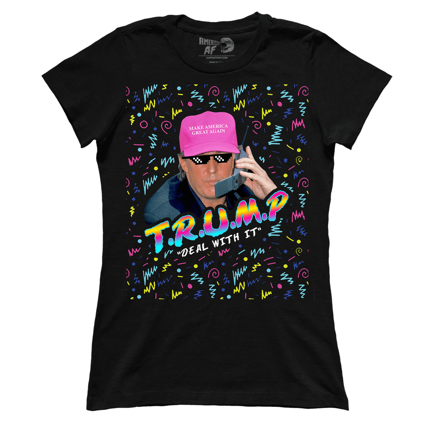 T-shirt Premium Ladies Tee / Black / S Trump - Deal With it (Ladies)