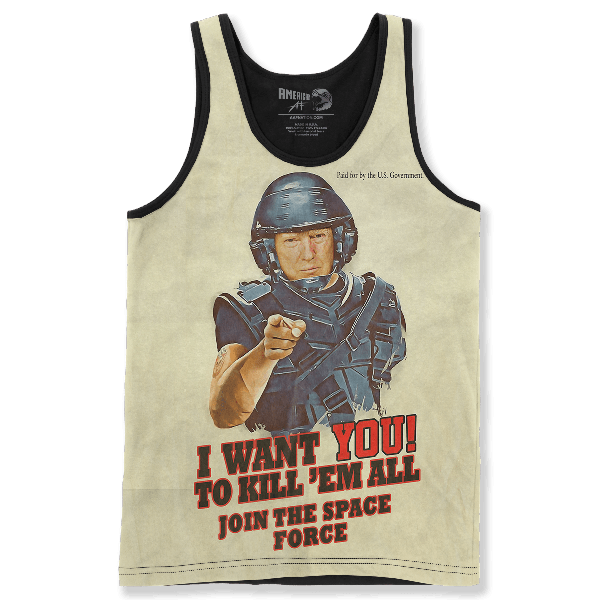Shirt Tank Top / SMALL Trump Trooper