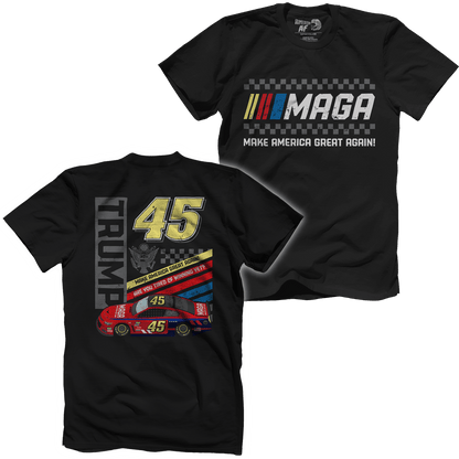 T-shirt Premium Mens Shirt / Black / XS MAGA NASCAR