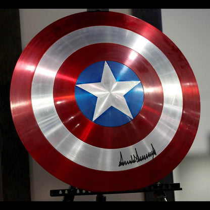 Signed Shield President Donald Trump Signed Captain America Shield - Professionally certified