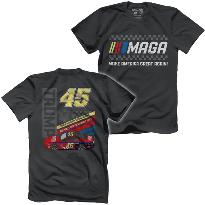 T-shirt Premium Mens Shirt / Dark Gray / XS MAGA NASCAR