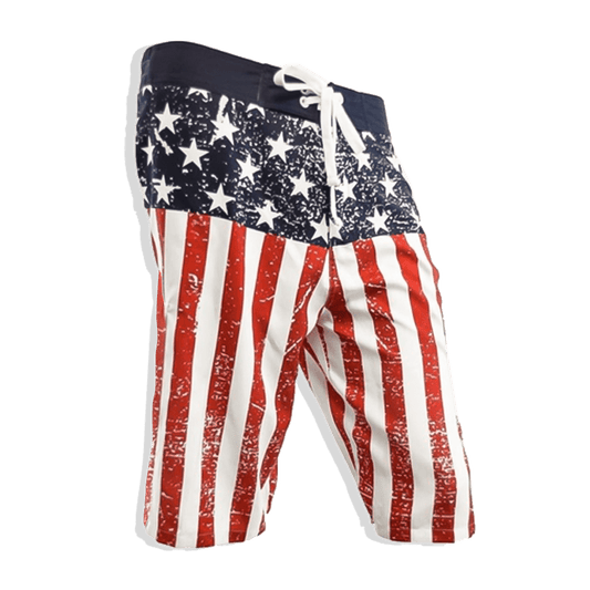 Shorts S / red white blue USA Flag Board Shorts